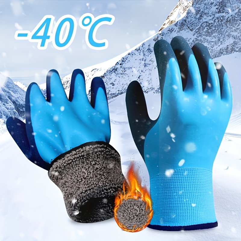 Fishing Gloves - 防水で暖かい機械式手袋、寒い天候、低温耐性、釣り、冬に適しています