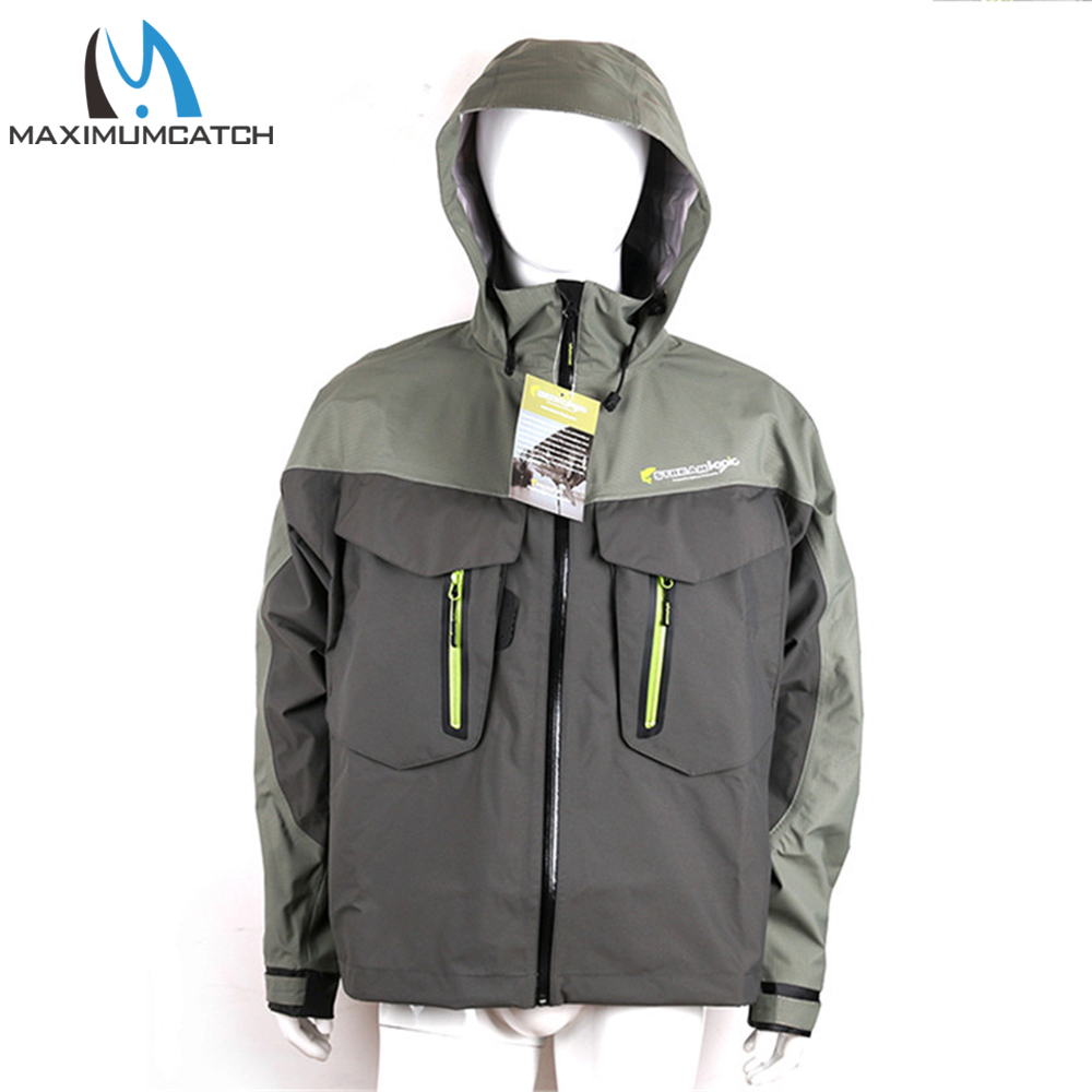 Fishing Waders - Maximumcatch 防水 & 通気性フライフィッシングウェーディングジャケット - アウトドアウェーダーコート男性用サイズ
