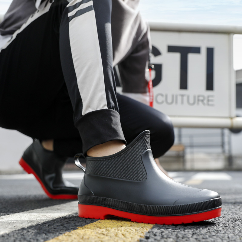 滑り止めのゴムひも付きブーツ,男性用,カップル用ブーツ,ファ - Fishing Boots のレビューと価格
